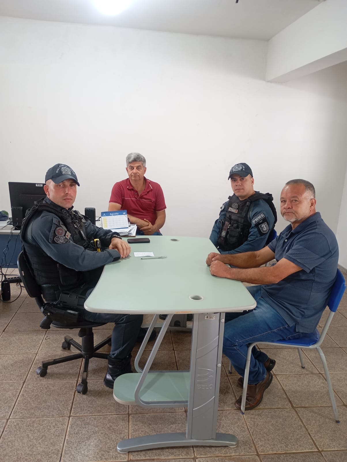 Demutran e Polícia Militar alinham ações para a Semana Nacional de Trânsito em Itaporã