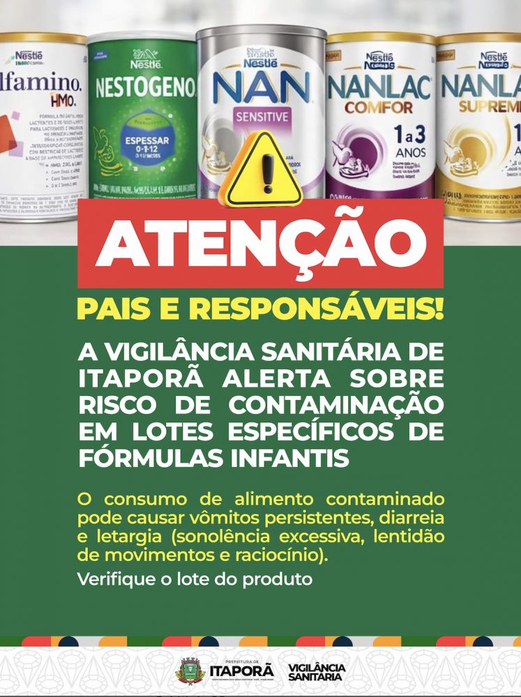 Risco à saúde infantil exige atenção máxima: confira as fórmulas infantis com risco de contaminação