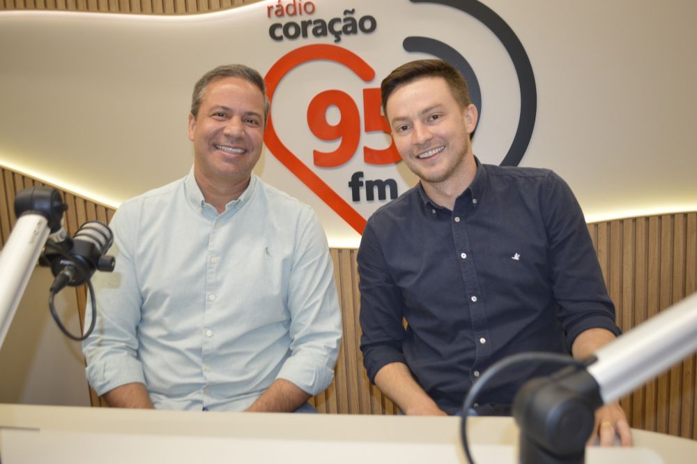 Prefeito de Itaporã e prefeito de Rio Brilhante cumpriram pauta de entrevista na 95 FM