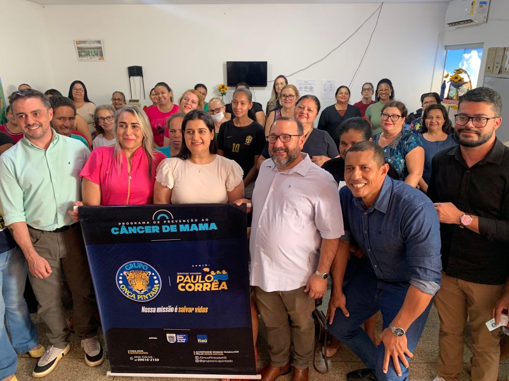 Grupo Onça Pintada realiza atendimentos preventivos contra o câncer de mama em Itaporã