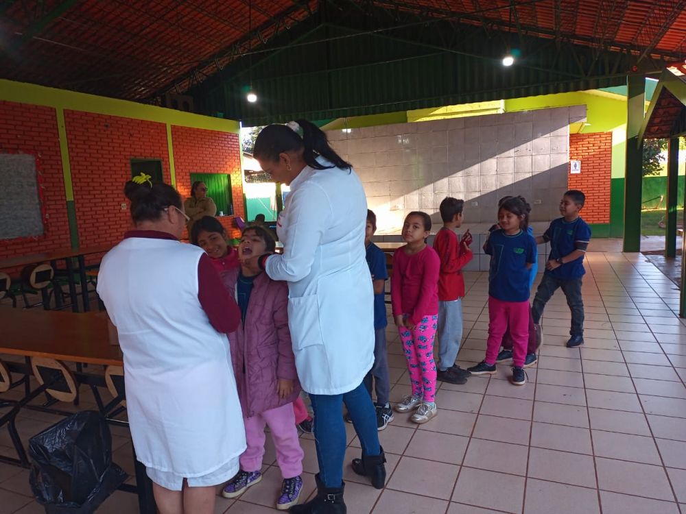 Santa Terezinha realiza semana de desparasitação em parceria com o Posto de Saúde e Farmácia Municipal de Itaporã