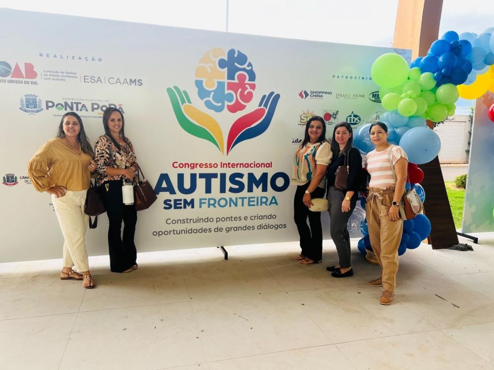 Equipe de Saúde Mental de Itaporã participa de Congresso Internacional sobre Autismo