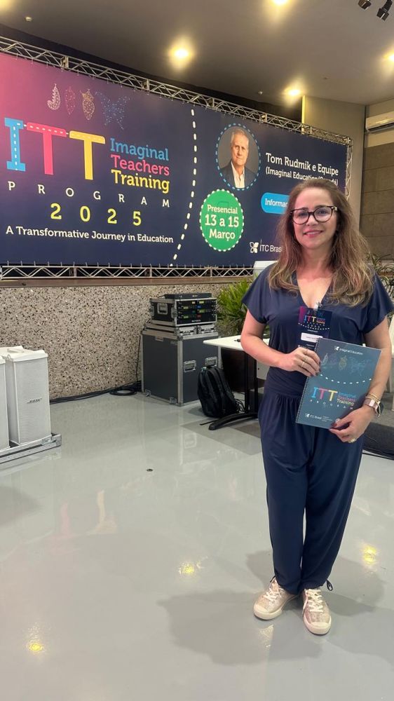 Gerente de educação de Itaporã participou de Workshopp Imaginal Education em São Paulo