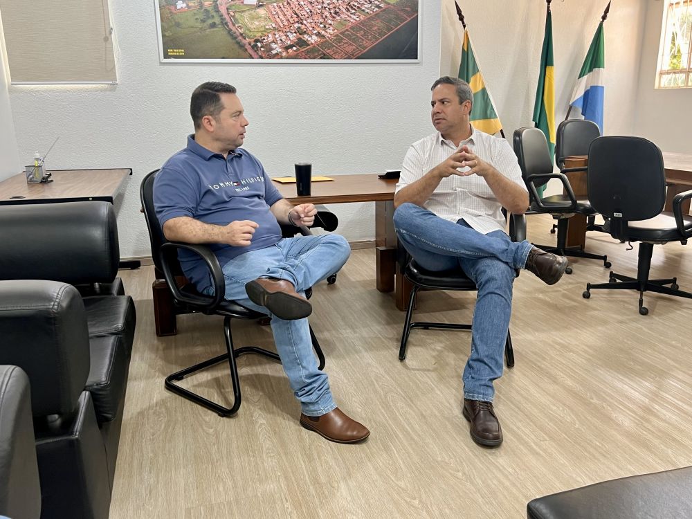 Deputado Federal Rodolfo Nogueira visitou Itaporã nesta quinta-feira (23)