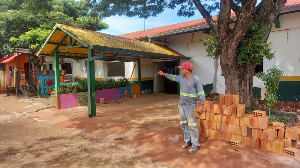 CMEI Maria Ribeiro Dias em Itaporã, passa por ampla reforma