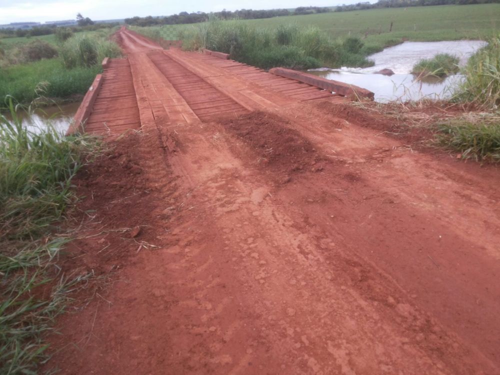 Ponte sobre o rio São Domingos na MS-270 será interditada nesta segunda-feira 03