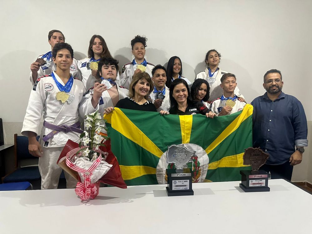 Atletas do Judô de Itaporã são destaques nos Jogos Escolares da Juventude de Mato Grosso do sul
