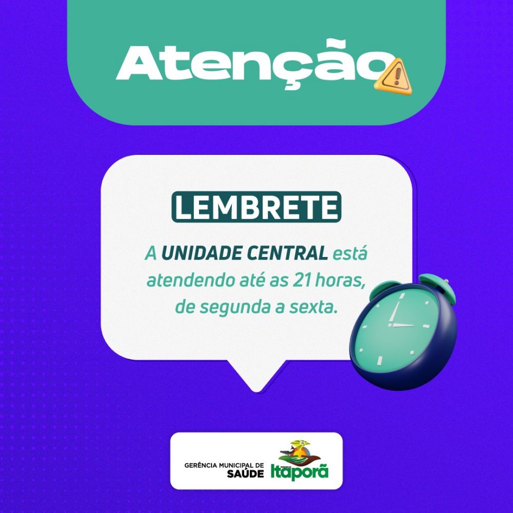 ESF Central de Itaporã estende atendimento até as 21h00