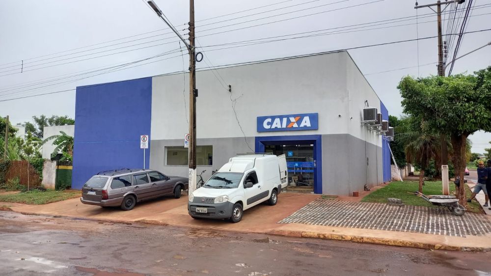 Caixa Econômica de Itaporã esta ultimando preparativos para a inauguração
