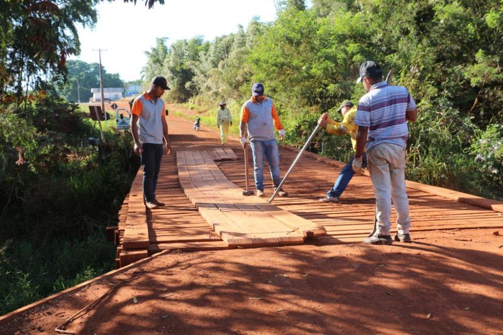 Ponte sobre o córrego Sardinha será interditada nesta segunda (25) para manutenção