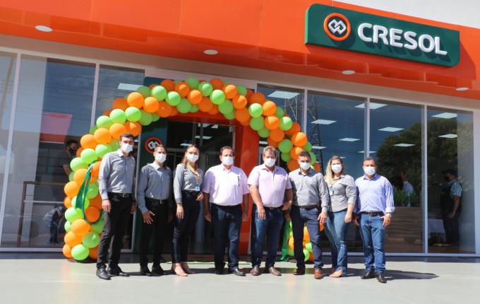 Prefeito Marcos Pacco participa da inauguração da nova Agência Cresol em Itaporã