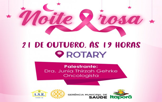 Noite rosa acontece hoje em Itaporã