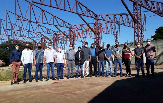 Pacco e vereadores vistoriam obras da nova Rodoviária