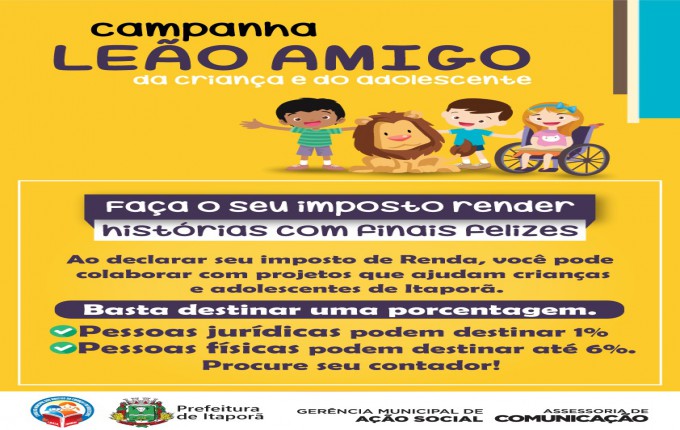 Você sabia que pode destinar parte do seu IRPF para atender crianças em situação de vulnerabilidade?