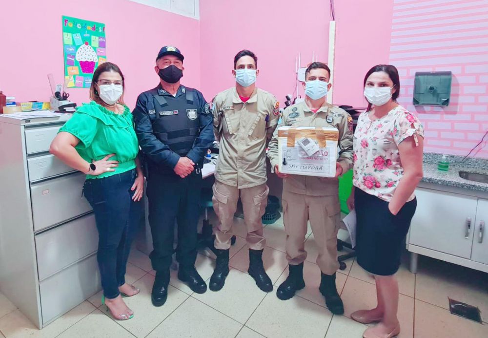 Mais 100 doses da vacina chega em Itaporã para atender os profissionais da linha de frente, do combate ao COVID-19