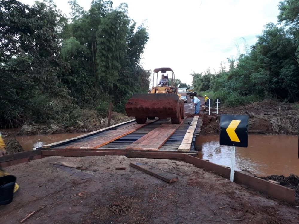 Em Itaporã, Ponte sobre o Sardinha na MS 270 já está reconstruída
