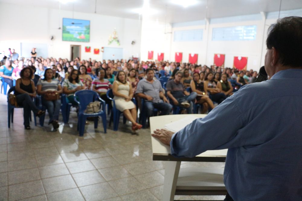 Prefeito Municipal faz avaliações na abertura da semana pedagógica 2019
