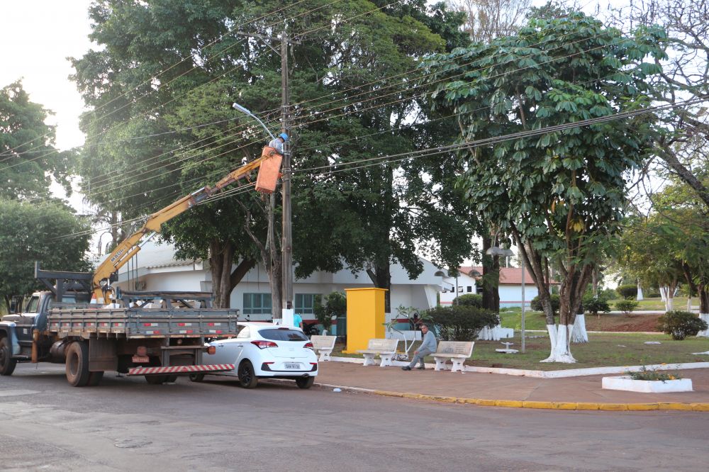 Praça São Jose de Itaporã receberá moderna iluminação de LED